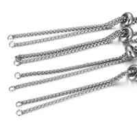 3pcs Cadena De Acero Inoxidable Con Deslizador Para Fabricación De Joyas DIY Herramienta De Metal Para Manualidades - details 4