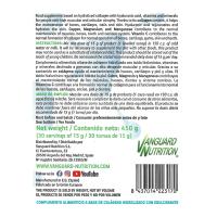 Vanguard Nutrition Colágeno con Ácido Hialurónico | Suplemento Regenerador de Tejidos y Articulaciones | Huesos Fuertes y Piel Radiante | Vnsup Magnesio y Vitamina C | Sabor Vainilla | 450 G - details 2