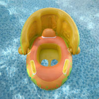 Anillo Inflable Para Bebé Con Asiento Y Sombrilla Para Natación En Piscina Y Playa Juguete Acuático Para Niños En Verano - details 13