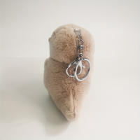 Adorable Otter Plush Keychain - 11Cm/4.33In - Soft Polyester Fleece - Perfect Gift for Otter Lovers - details 3