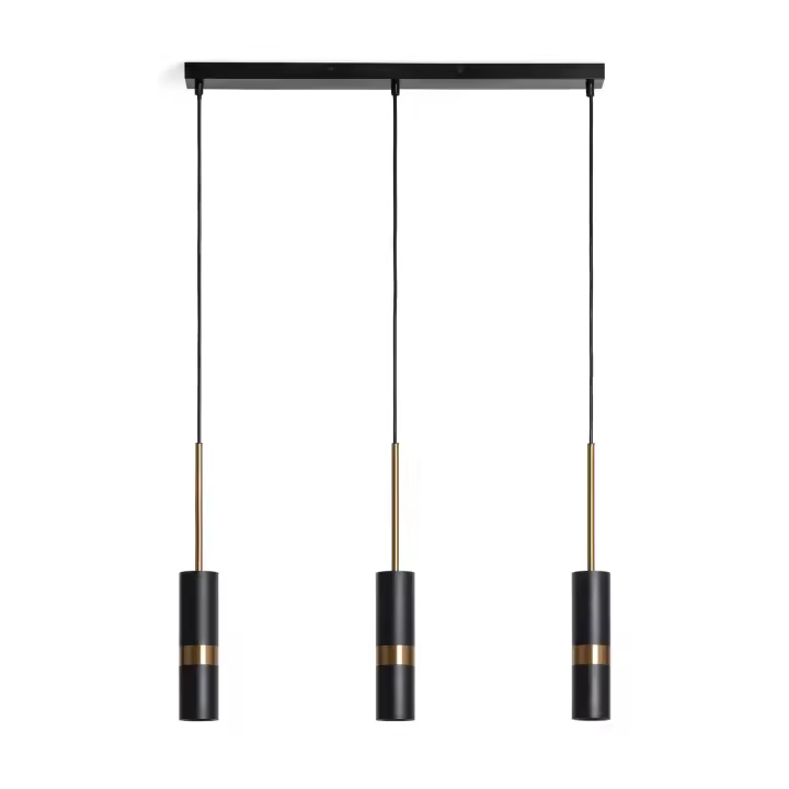 Ledkia Lámpara Colgante Metal Lumen 3 Focos Elegante Diseño - 1