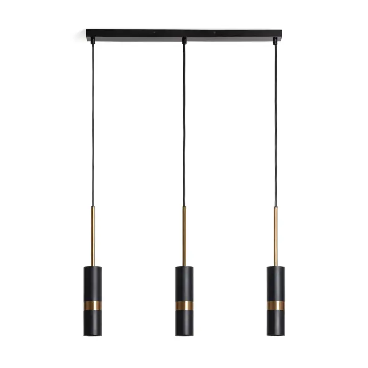 Ledkia Lámpara Colgante Metal Lumen 3 Focos Elegante Diseño - 1