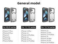Funda Impermeable Para Teléfono Compatible Con Apple/Huawei/Samsung/Xiaomi Cubierta Completa Transparente Antipolvo Y a Prueba De Agua - details 2