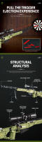 Bloques De Construcción De Rifle AWM Sniper 1336PCS Juguete De Arma Militar Con Telescopio Para Niños Regalo De Navidad - details 1