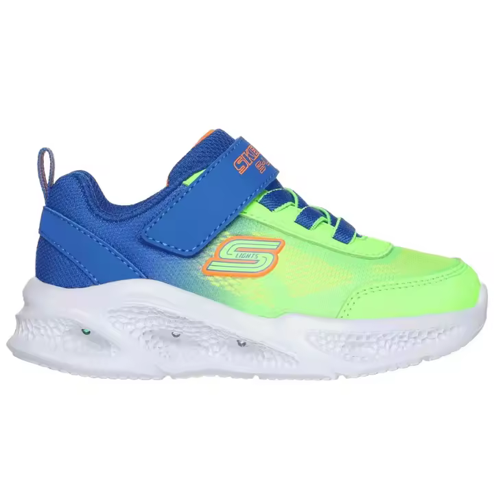 Zapatillas Skechers Meteor-Lights para niños en color verde - 1