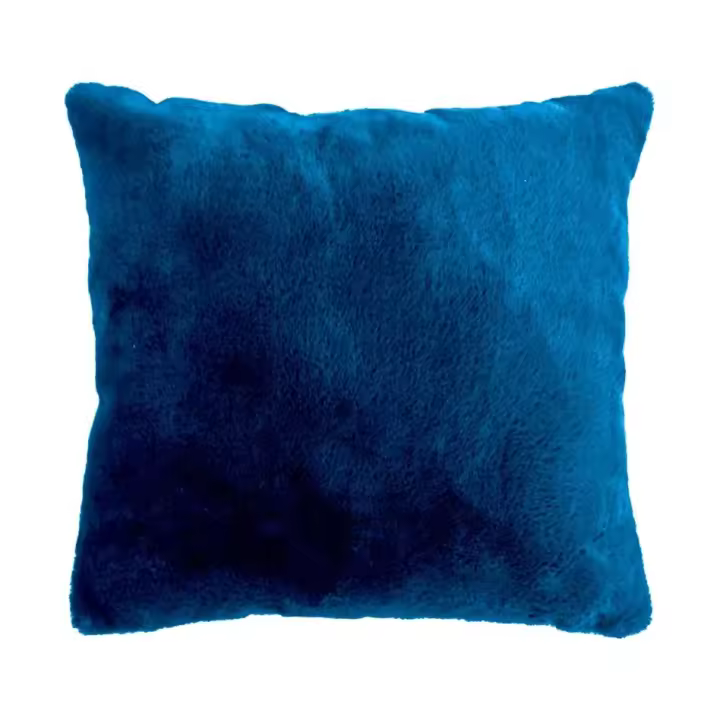 Cojín Pelo Azul 45x45 cm - 1