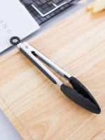 Pinza De BBQ De Silicona Y Acero Inoxidable Para Cocina 7/9/12 Pulgadas Clip Para Alimentos Tongs Para Pan Y Carne - details 4