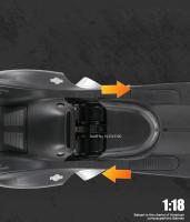 Batmobile De Escala 1/18 En Metal Con Sonido Y Luz Regalo De Cumpleaños Para Niños Juguete De Coche Diecast De Alta Simulación Tamaño Aproximado 30.5*12.5*6cm - details 4