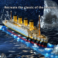 Juguete De Construcción De Partículas Micro Titanic Barco Crucero Puzzle Para Niños Modelo Grande De Barco Unisex Sin Batería - details 1
