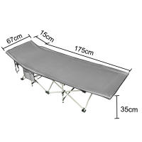 Cama de camping Plegable 190x67x35cm Cama de camping Tumbona de camping Cama de invitados plegable - details 0