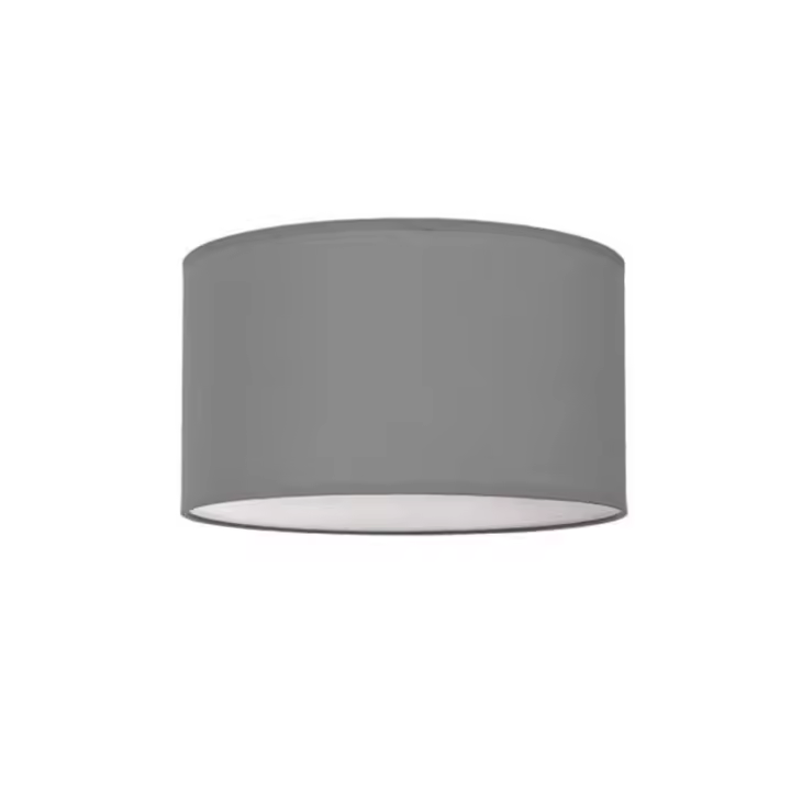 FABRILAMP Plafon Nicole Gris 2xe27 (14x30d) - Diseño Moderno - 1