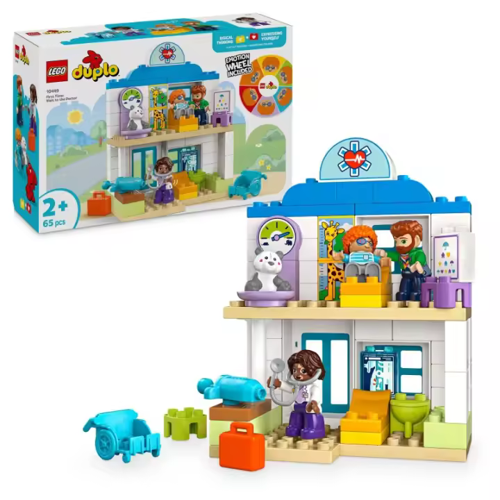 LEGO DUPLO Town 10449 Primera Vez: Visita al Médico contiene 65 piezas - edad 2+ años 25L10449 - 1