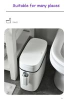 Bandeja De Basura De Cocina Grande Capacidad 10/12L Impermeable Tipo Empuñadura Para Cocina Y Baño Recipiente De Residuos - details 9