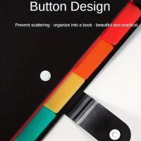 Carpeta De Acordion A4 De Color Organizador De Archivos Ideal Para Escuela Hogar Y Oficina - details 5