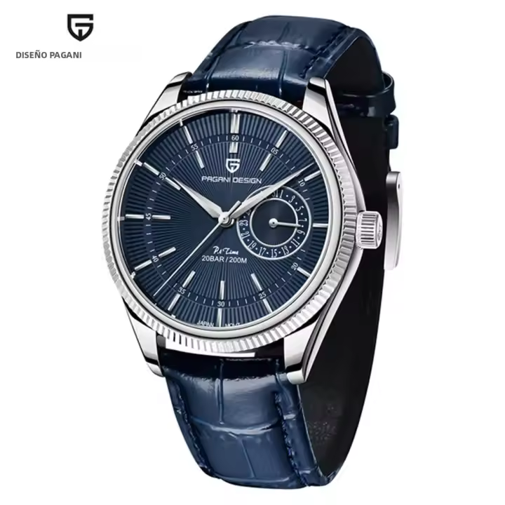 Reloj De Pulsera De Cuarzo Para Hombre PAGANI DESIGN Lujo Vidrio De Zafiro Impermeable 200m Acero Inoxidable Fashion & Casual - 1