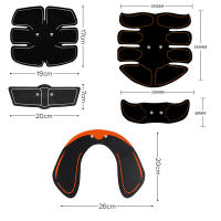 Estimulador De Músculos Abdominales EMS Para Pérdida De Peso Y Modelado Del Cuerpo Massajeador De Fitness Con Gel De Reemplazo Para Brazos Piernas Y Espalda Tamaño Multi SML - details 0