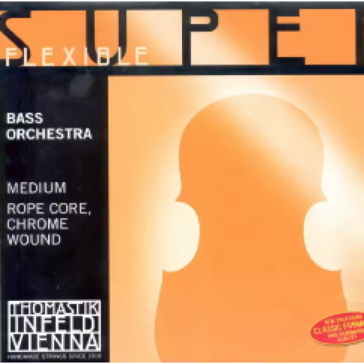 CUERDA CONTRABAJO-Thomastik (Superflexible Orchestra/38) (Acero/Aluminio) 3ª Medium Bass 4/4 A (La) - 1