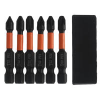 Juego De 6 Piezas De Puntas De Encendedor Magnéticas PH1 PH2 PH3 PZ1 PZ2 PZ3 Con Portabrocas Hexagonal Para Herramientas Manuales - details 1