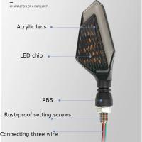 1par De Señales De Giro LED Mini Para Motocicleta Luz De Freno De Día Universal Indicadores De Rotación Motorbike - details 4