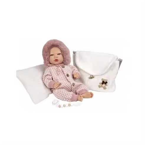Muñeca Reborn 40 cm Manuela Rosa con Bolso y Cojín - Arias 98168 AR98168 ARIAS - 1