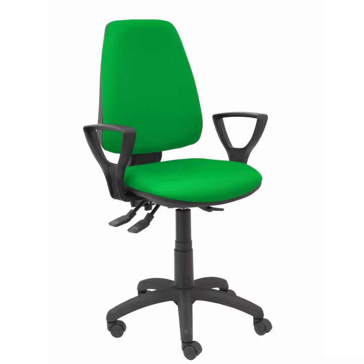 Piqueras Y Crespo Silla Elche S BALI Verde Ergonómica Regulable con Brazos Fijos - 1