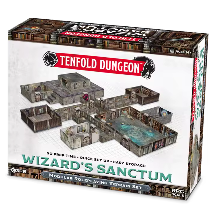 Asmodee - Tenfold Dungeon - Wizard´s Sanctum - 1