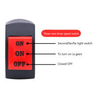 Botón deInterruptor De Manillar Para Motocicleta 22mm LED Farol Lejano Cerca Tres Líneas Usado Como ON/ON/OFF Para Luces Generales - details 9