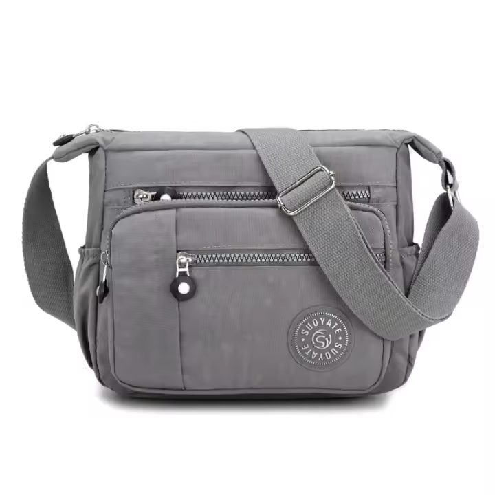 La Bolsa de mensajero de nylon de las mujeres, Bolso impermeable del hombre del multi-Bolso, Bolso de mensajero ligero del viaje - 1