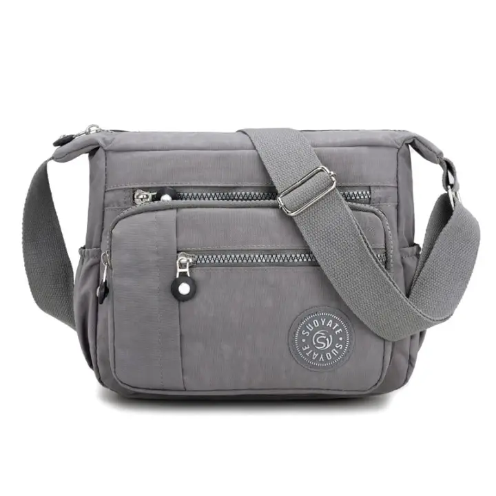 La Bolsa de mensajero de nylon de las mujeres, Bolso impermeable del hombre del multi-Bolso, Bolso de mensajero ligero del viaje - 1