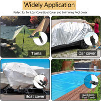 10Pcs Clips De Tenda Con Cuerdas De Bungee Y Balones Para Camping Al Aire Libre Anclaje De Alta Resistencia Para Sombra Y Canopias - details 3