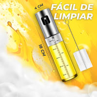 Spray Aceite Cocina de Acero Inoxidable 100ml | Dispensador Aceite Spray con Limpiador | Pulverizador Aceite Spray Freidora Aire | Aceitera Spray Pulverizador | Rociador Aceite Spray | Spray Aceite Air Fryer | Botella Pulverizadora de Aceite | CREADY® - details 0