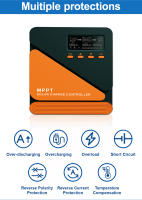Controlador De Carga Solar EASUN MPPT Con Regulador De Batería 12V 24V Entrada PV 100VOC Ajuste De Tensión Y Corriente Máxima 60A 50A 40A 30A 20A 10A - details 8