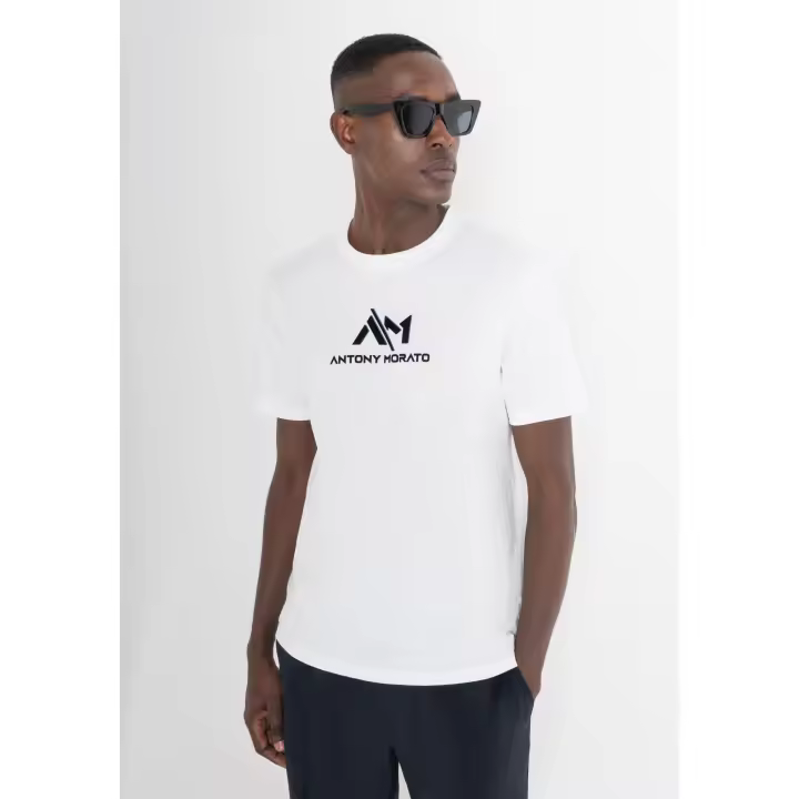 CAMISETA ANTONY MORATO REGULAR FIT IN JERSEY  CREMA - 1
