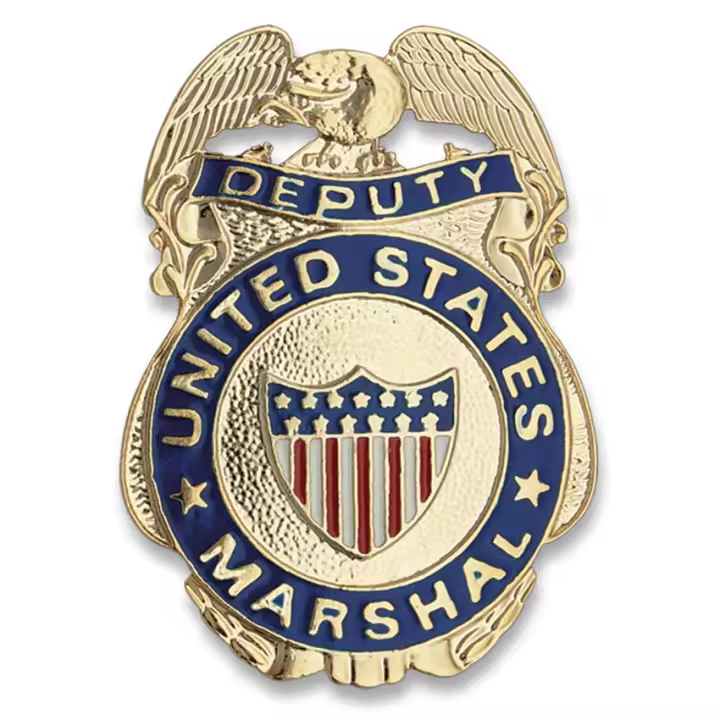 Placa-chapa cartera Marshall EE.UU - 1