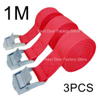 3pcs Cinturones De Carga De 1 Metro Con Hebilla Metálica De Libera Rápida Para Rack De Techo De Coche Motocicleta Bicicleta Cinta De Atado De Remolque En Colores Negro Rojo Verde Azul Naranja - details 10