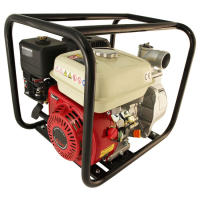 LINEA HD Motobomba de Agua a gasolina, motor 4T, 196cc, 5.5CV, para mangueras de 50mm (2"), 7m aspiración. - details 1