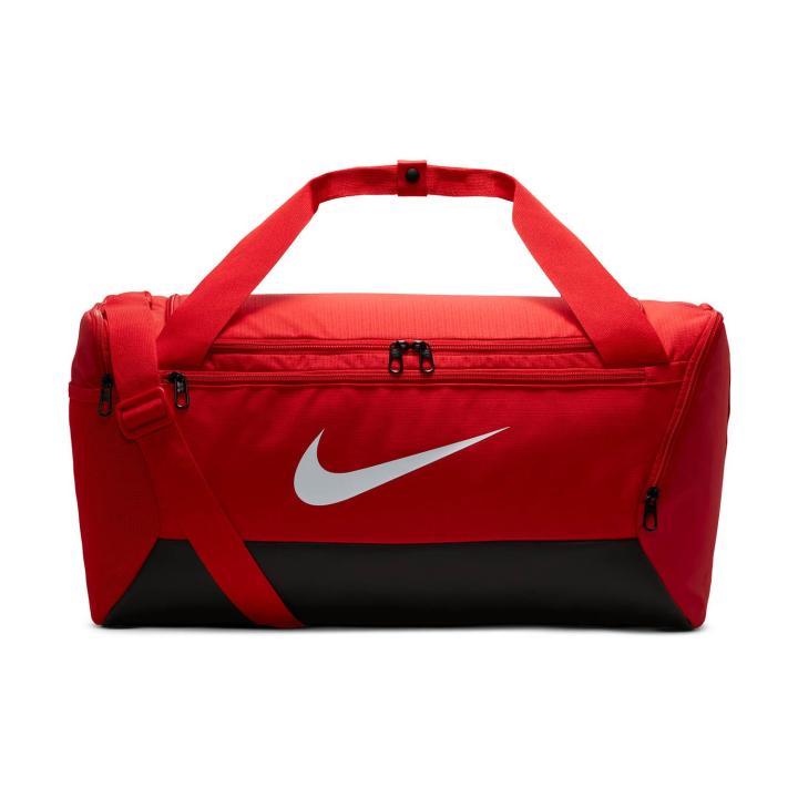 Nike brasilia sports bag 41 l - red/black