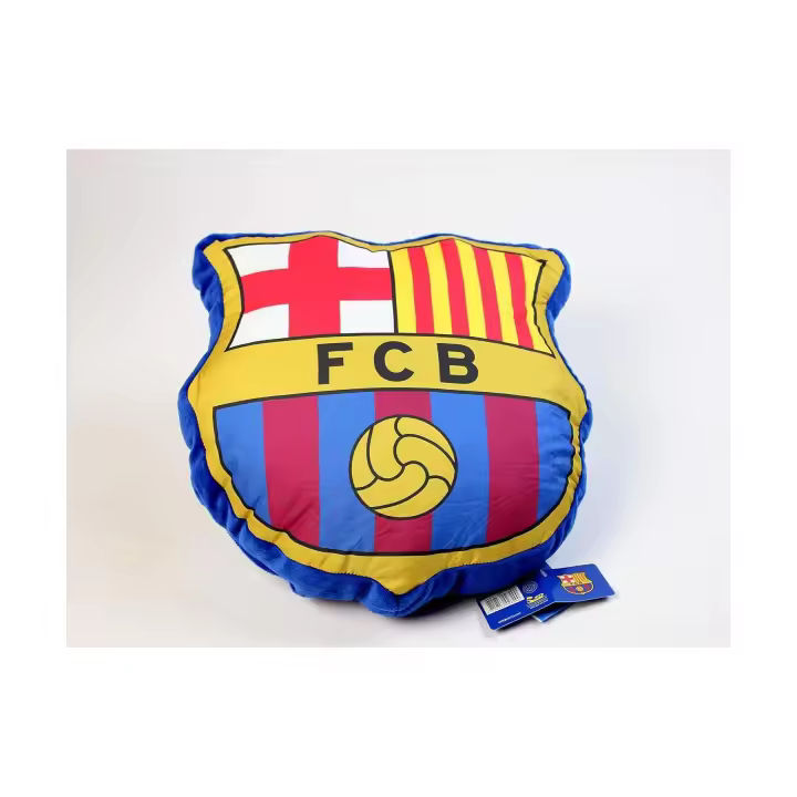 New Import Cojín Fútbol Club Barcelona Tacto Suave 35 Cm Licencia Oficial - 1