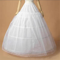 Nueva Llegada De Falda Aplanadora 3Hopps Vestido De Boda Con Tules Faldón Bajo Jupon Mariage Halka Rockabilly Para Mujer - details 0