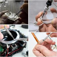 Kit De Reparación De Gafas Con Destornillador Y Llavero Herramientas Precision Portátiles Para Relojes Y Gafas Material De Acero Inoxidable Tamaño Único Color Plata - details 0