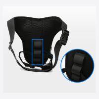 Nueva Bolsa Lateral De Motocicleta Negra Con Carcasa Rígida Bolsa De Cintura Casual Para Exterior Paquete De Cadera Para Motocicleta - details 3