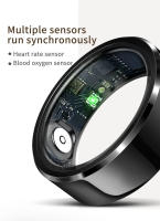 Anillo inteligente con monitorización de ritmo cardíaco, sueño profundo, resistente al agua, foto, podómetro, ejercicio. - details 7