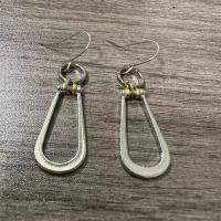 Pendientes Colgantes Bohemios De Turquesa Y Plata Para Mujer Joyería De Boda Y Fiesta Estilo Vintage Geométrico - details 1