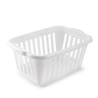 Cesta para la Colada Rectangular de Plástico 60 x 40 x 26 cm - Cesto de Lavandería, Canasta para la Colada con Asas - color se envía aleatorio - details 4