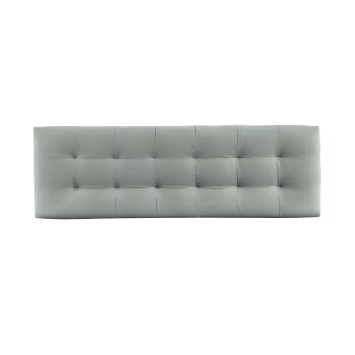 Häusbed Confort SL - Cabecero de Cama 120 - 145x50x7 VERSALLES Tapizado Microfibra AquaClean Aguamarina - 1