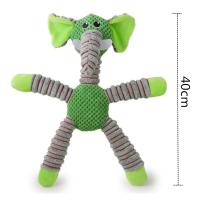 Juguete De Masticar Para Perros Grandes Indestructible Suave En Forma De Animales Peluche Para Entrenamiento Dental Y Moler Dientes De Pupilo Juguetes Sonidos Squeaky - details 3