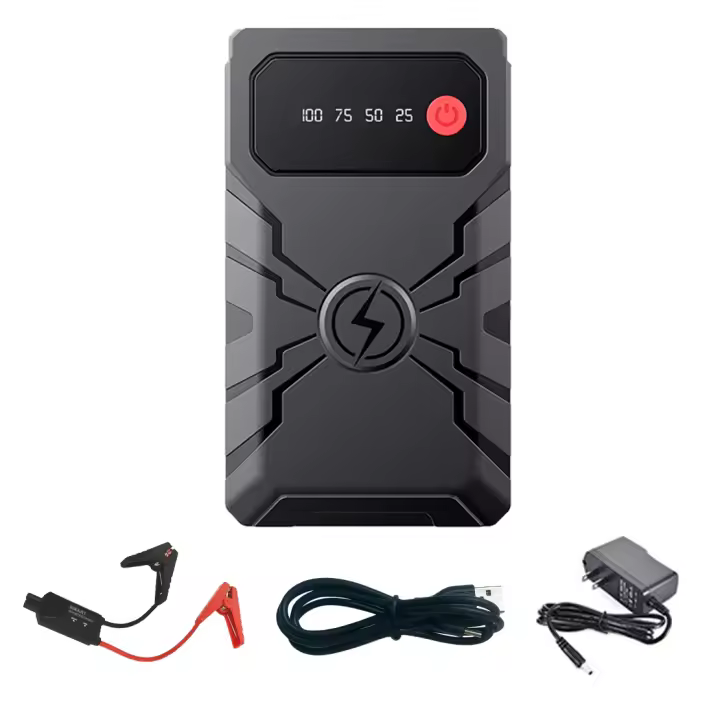 Banco de salto de coche 20000MAh Cargador de batería de coche Dispositivo de inicio de emergencia para coche Enchufe US - 1