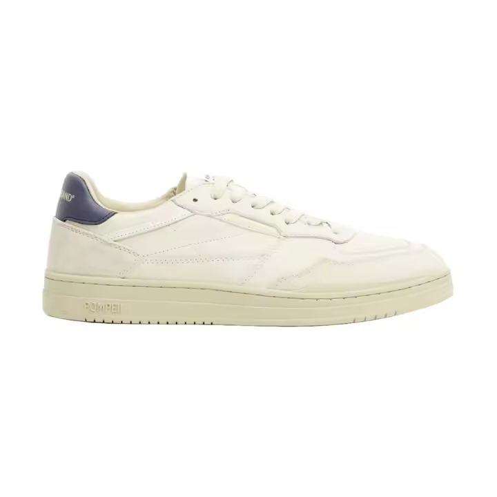 Zapatillas Blancas Pompeii Elan Leather Ecru Jeans - 1