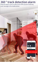 FGNS Cámara 2.4GHz Y 5G WiFi Bombilla, Camara de Bombilla Vigilancia WiFi Interior  360 Grados IP Camaras 1080P, Visión nocturna Inteligente en Colo, Audio Bidireccional,Control Remoto,Detección de Humano,Visión nocturna por infrarrojos - details 3
