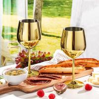 1-4Pc Juego de vino Doradas, Copas de Oro irrombibles de 540 ml/18 oz, Copas de vino de Maple inoxidable,exquisitas y únicas - details 0
